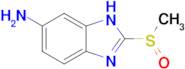 2-(Methylsulfinyl)-1h-benzo[d]imidazol-6-amine