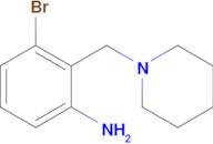 3-Bromo-2-(piperidin-1-ylmethyl)aniline