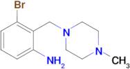 3-Bromo-2-((4-methylpiperazin-1-yl)methyl)aniline