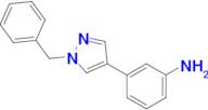 3-(1-Benzyl-1h-pyrazol-4-yl)aniline