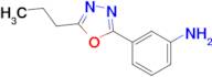 3-(5-Propyl-1,3,4-oxadiazol-2-yl)aniline