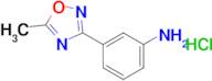 3-(5-Methyl-1,2,4-oxadiazol-3-yl)aniline hydrochloride