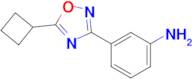 3-(5-Cyclobutyl-1,2,4-oxadiazol-3-yl)aniline