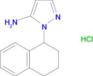 1-(1,2,3,4-Tetrahydronaphthalen-1-yl)-1h-pyrazol-5-amine hydrochloride