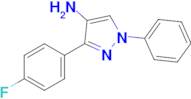 3-(4-Fluorophenyl)-1-phenyl-1h-pyrazol-4-amine