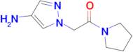 2-(4-Amino-1h-pyrazol-1-yl)-1-(pyrrolidin-1-yl)ethan-1-one