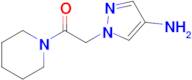 2-(4-Amino-1h-pyrazol-1-yl)-1-(piperidin-1-yl)ethan-1-one