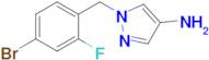 1-(4-Bromo-2-fluorobenzyl)-1h-pyrazol-4-amine