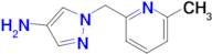 1-((6-Methylpyridin-2-yl)methyl)-1h-pyrazol-4-amine