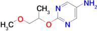 2-((1-Methoxypropan-2-yl)oxy)pyrimidin-5-amine