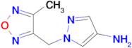 1-((4-Methyl-1,2,5-oxadiazol-3-yl)methyl)-1h-pyrazol-4-amine