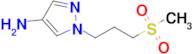 1-(3-(Methylsulfonyl)propyl)-1h-pyrazol-4-amine