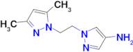 1-(2-(3,5-Dimethyl-1h-pyrazol-1-yl)ethyl)-1h-pyrazol-4-amine