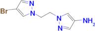 1-(2-(4-Bromo-1h-pyrazol-1-yl)ethyl)-1h-pyrazol-4-amine