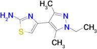 4-(1-Ethyl-3,5-dimethyl-1h-pyrazol-4-yl)thiazol-2-amine