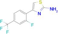 4-(2-Fluoro-4-(trifluoromethyl)phenyl)thiazol-2-amine