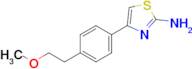 4-(4-(2-Methoxyethyl)phenyl)thiazol-2-amine