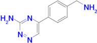 5-(4-(Aminomethyl)phenyl)-1,2,4-triazin-3-amine