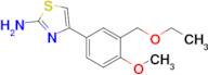 4-(3-(Ethoxymethyl)-4-methoxyphenyl)thiazol-2-amine