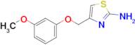 4-((3-Methoxyphenoxy)methyl)thiazol-2-amine