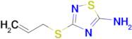 3-(Allylthio)-1,2,4-thiadiazol-5-amine