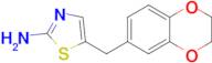 5-((2,3-Dihydrobenzo[b][1,4]dioxin-6-yl)methyl)thiazol-2-amine