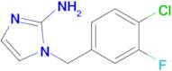 1-(4-Chloro-3-fluorobenzyl)-1h-imidazol-2-amine