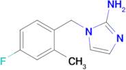 1-(4-Fluoro-2-methylbenzyl)-1h-imidazol-2-amine