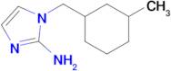 1-((3-Methylcyclohexyl)methyl)-1h-imidazol-2-amine