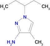 4-Methyl-1-(pentan-3-yl)-1h-pyrazol-3-amine