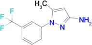 5-Methyl-1-(3-(trifluoromethyl)phenyl)-1h-pyrazol-3-amine