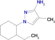 1-(2-Ethylcyclohexyl)-4-methyl-1h-pyrazol-3-amine