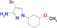 4-Bromo-1-(3-methoxycyclohexyl)-1h-pyrazol-3-amine