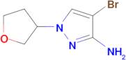 4-Bromo-1-(tetrahydrofuran-3-yl)-1h-pyrazol-3-amine