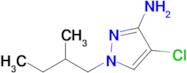 4-Chloro-1-(2-methylbutyl)-1h-pyrazol-3-amine