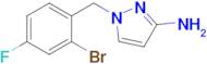 1-(2-Bromo-4-fluorobenzyl)-1h-pyrazol-3-amine