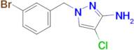 1-(3-Bromobenzyl)-4-chloro-1h-pyrazol-3-amine