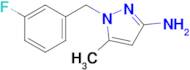 1-(3-Fluorobenzyl)-5-methyl-1h-pyrazol-3-amine