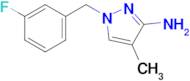 1-(3-Fluorobenzyl)-4-methyl-1h-pyrazol-3-amine