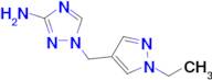 1-((1-Ethyl-1h-pyrazol-4-yl)methyl)-1h-1,2,4-triazol-3-amine