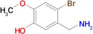 5-(Aminomethyl)-4-bromo-2-methoxyphenol