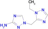 1-((1-Ethyl-1h-1,2,4-triazol-5-yl)methyl)-1h-1,2,4-triazol-3-amine