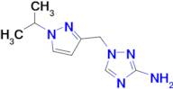 1-((1-Isopropyl-1h-pyrazol-3-yl)methyl)-1h-1,2,4-triazol-3-amine