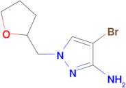 4-Bromo-1-((tetrahydrofuran-2-yl)methyl)-1h-pyrazol-3-amine