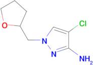 4-Chloro-1-((tetrahydrofuran-2-yl)methyl)-1h-pyrazol-3-amine