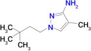 1-(3,3-Dimethylbutyl)-4-methyl-1h-pyrazol-3-amine