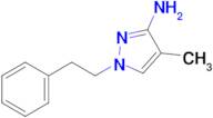 4-Methyl-1-phenethyl-1h-pyrazol-3-amine