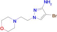 4-Bromo-1-(2-morpholinoethyl)-1h-pyrazol-3-amine