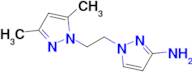 1-(2-(3,5-Dimethyl-1h-pyrazol-1-yl)ethyl)-1h-pyrazol-3-amine