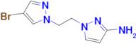 1-(2-(4-Bromo-1h-pyrazol-1-yl)ethyl)-1h-pyrazol-3-amine